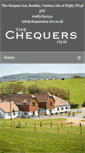 Mobile Screenshot of chequersinn-iow.co.uk